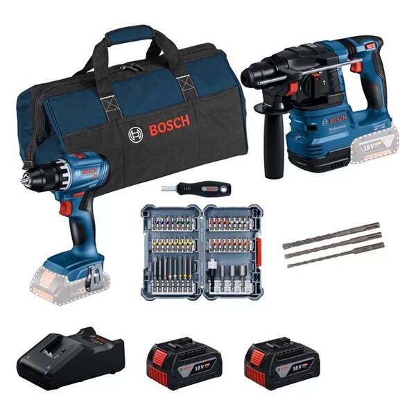 Sada aku náradia Bosch Professional 18V GBH+GSR+GBA+GAL (s baterií) 

