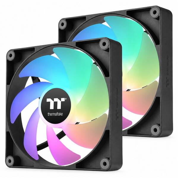 Ventilátor Thermaltake CT120 ARGB Black, 2 ks čierny

