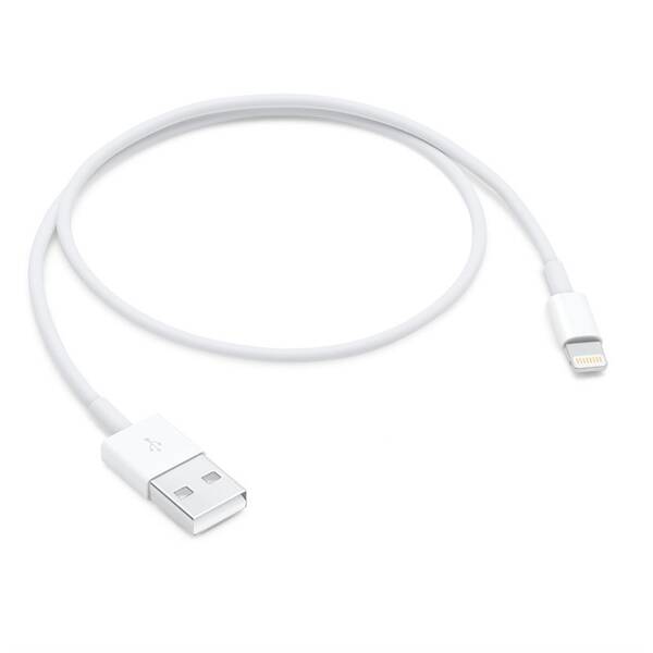 Kábel Apple USB/Lightning, 0,5m biely


