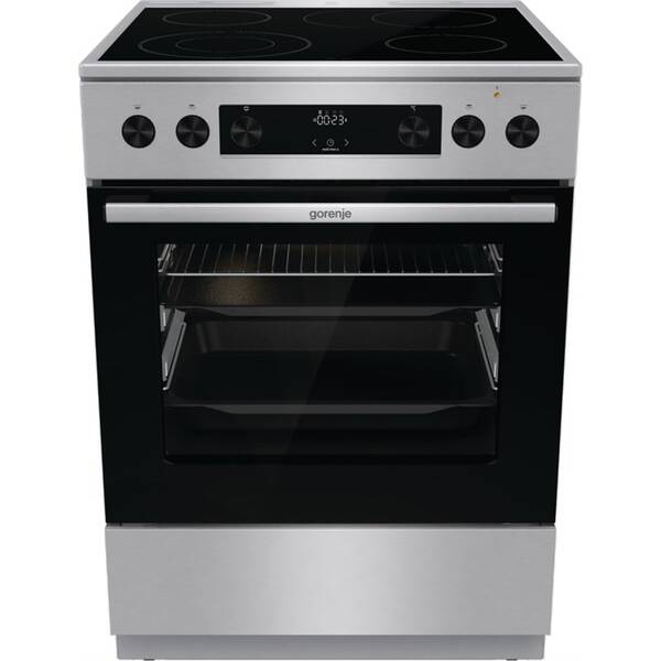 Sklokeramický sporák Gorenje GECS6C70XPA nerez

