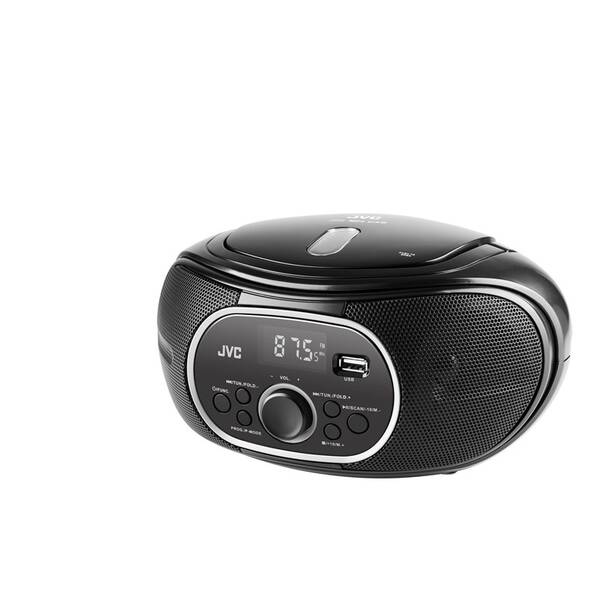 Rádioprijímač s CD JVC RD-E221B čierny

