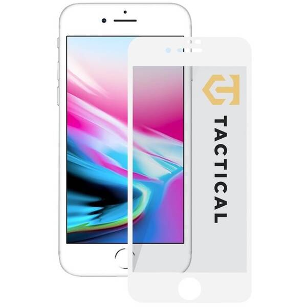 Tvrdené sklo Tactical 5D na Apple iPhone 7/8/SE2020/SE2022 biele

