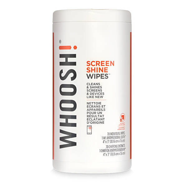 Čistiace obrúsky WHOOSH Screen Shine – 70 ks 

