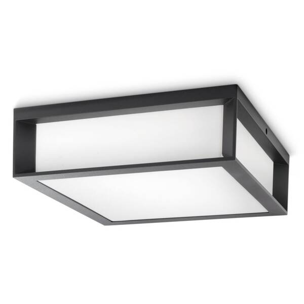 LED stropné svietidlo Philips Skies - antracitové 

