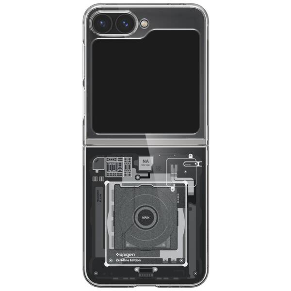 Kryt na mobil Spigen Air Skin Zero One na Samsung Galaxy Z Flip6/7 FE priehľadný

