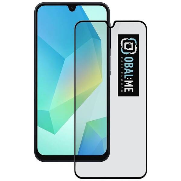 Tvrdené sklo Obal:Me 5D na Samsung Galaxy A16 4G/5G čierne

