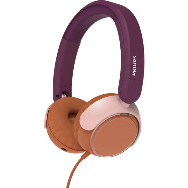 Slúchadlá Philips TAK2000MP, detská fialová/oranžová

