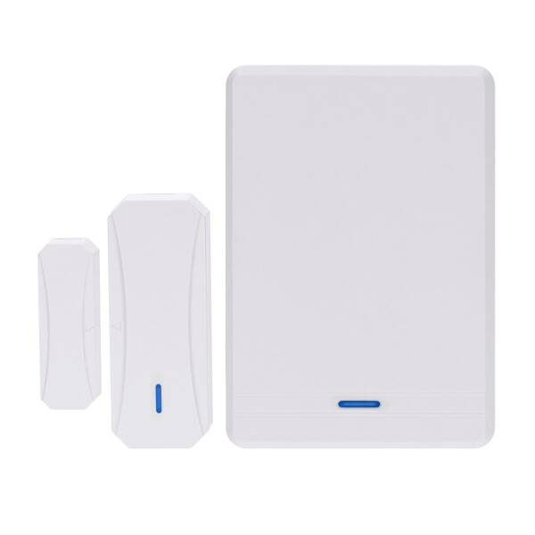 Hlásič pohybu Solight Smart WiFi, magnetický na dvere, napájanie zo zásuvky biele

