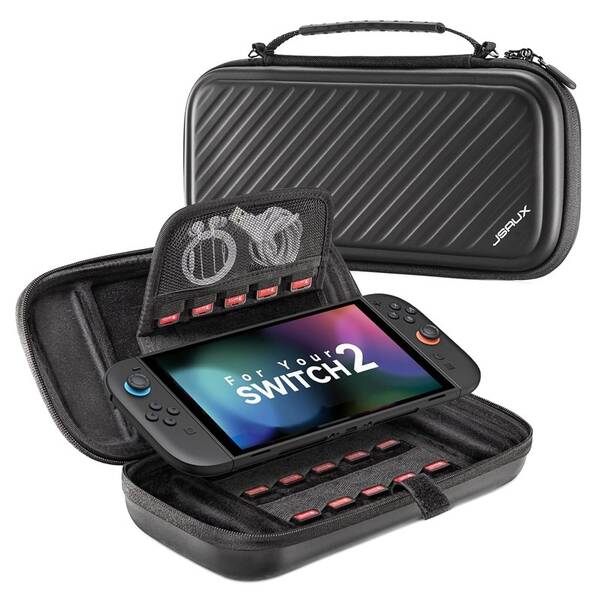 Puzdro JSAUX Carrying Case - Nintendo Switch 2 čierne


