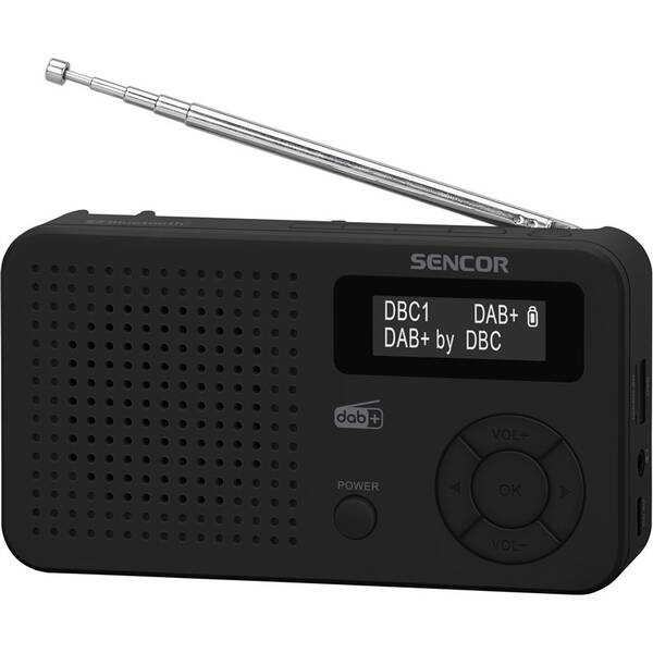 Rádioprijímač s DAB+ Sencor SRD 7210B čierny

