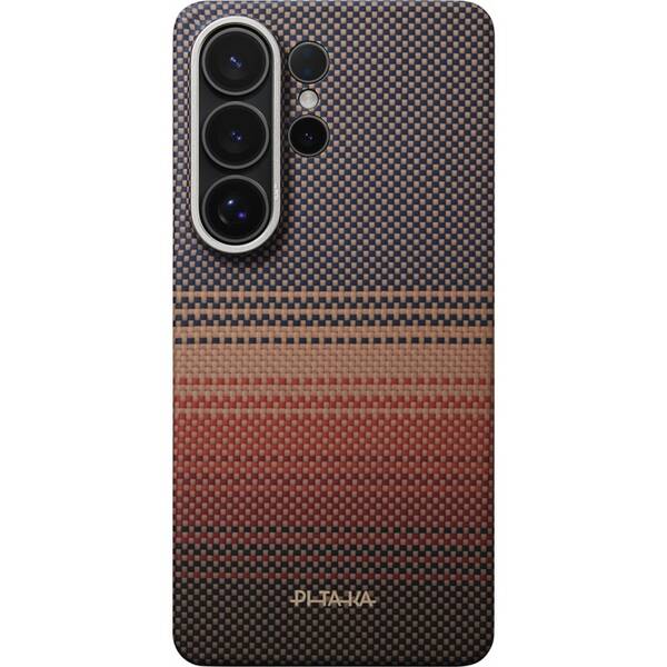 Kryt na mobil Pitaka Edge Sunset na Samsung Galaxy S26 Ultra červený/oranžový

