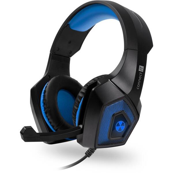 Headset Connect IT Battle RNBW Edition 2 čierny/modrý

