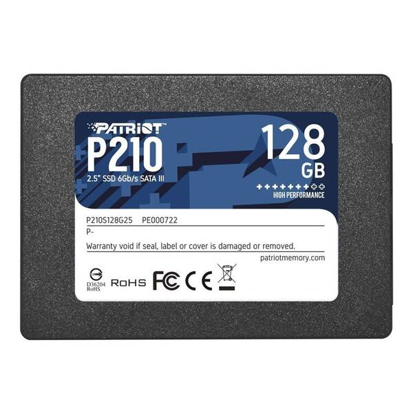 SSD Patriot P210 128GB SATA 

