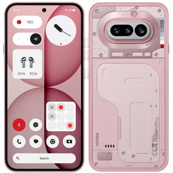 Mobilný telefón Nothing Phone (4a) 5G 12 GB / 256 GB ružový

