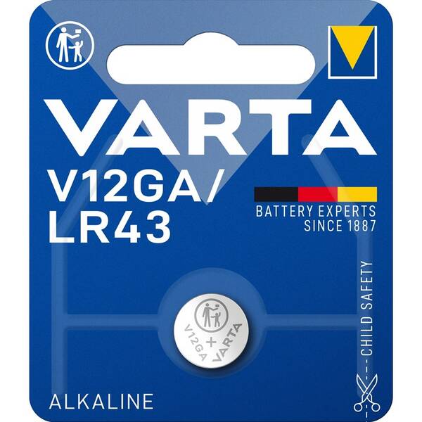 Batéria alkalická Varta Special V12GA/LR43, blister 1 ks 

