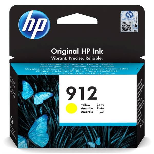 Cartridge HP 912, 315 strán žltá


