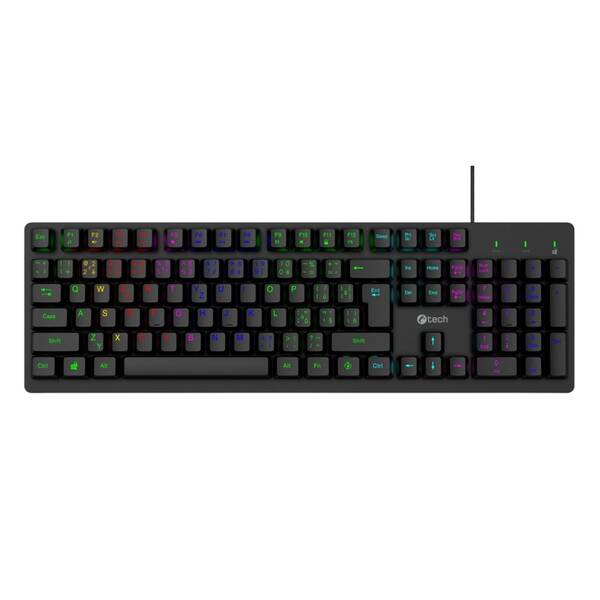 Klávesnica C-Tech Riven, CZ/SK čierna

