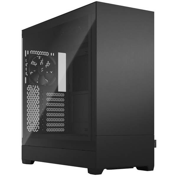 Case FRACTAL DESIGN Silent Temepered Glass Clear Tint čierna

