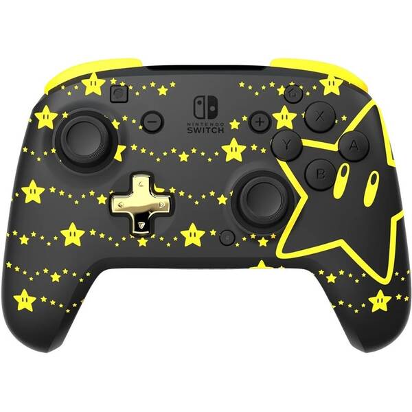Gamepad PDP Rematch Glow Wireless Mario Super Stars, Nintendo Switch čierny/žltý

