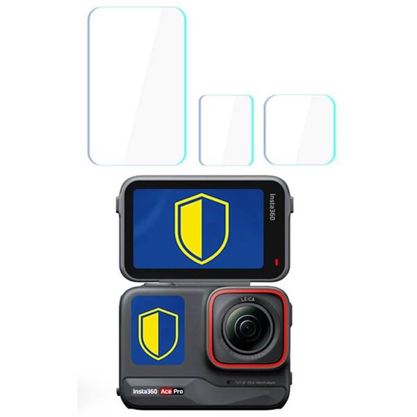 Tvrdené sklo 3mk Cam Protection na Insta360 Ace Pro 


