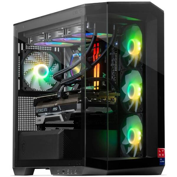 Herný počítač Lynx Challenger + Norton 360 STANDARD 10 GB + VPN 1 užívateľ/1 zariadenie na 1 rok čierny

