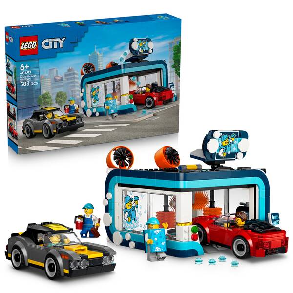 Stavebnica LEGO® City 60497 Prejazdná autoumývareň 

