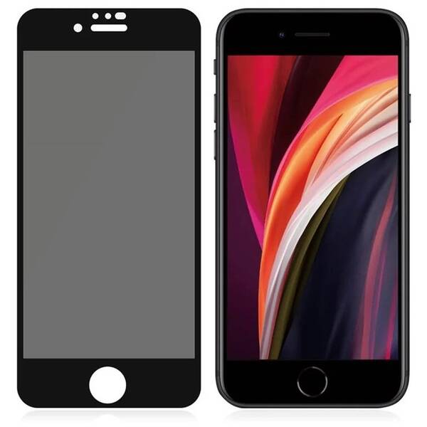 Tvrdené sklo PanzerGlass Edge-to-Edge Privacy na Apple iPhone 6/6s/7/8/SE (2020/22) čierne

