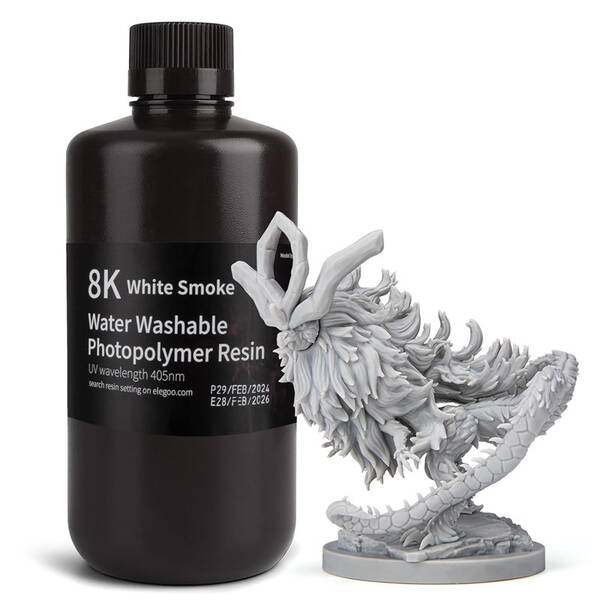 UV resin Elegoo 8K Water-washable 1kg biela

