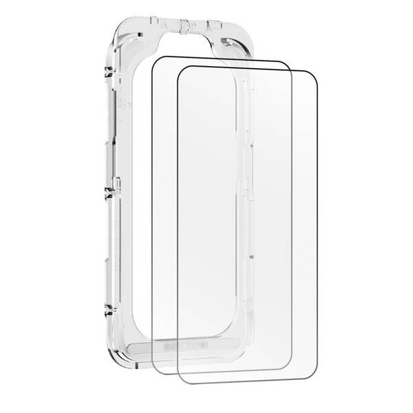 Tvrdené sklo Mobile Origin EasyGlass na iPhone 16 Pro Max/17 Pro Max , s aplikátorom (2 ks) priehľadné

