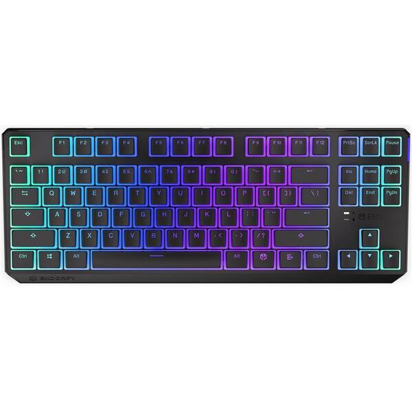Klávesnica ENDORFY Thock TKL Wireless Red Pudding, US layout čierna

