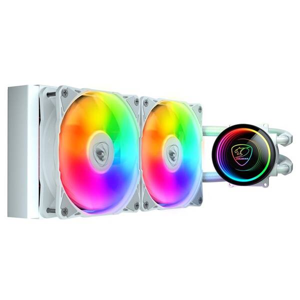 Vodný chladič Cougar POSEIDON ELITE ARGB 240 AIO White biely

