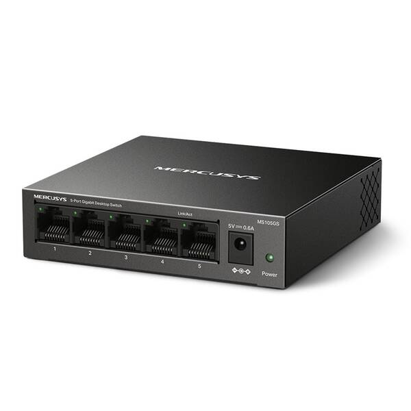Switch Mercusys MS105GS (MS105GS) čierny

