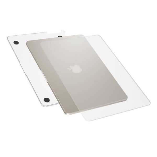 Kryt Epico Slim Shell for Macbook Air 15" M2/M3/M4 (A2941/A3114) priehľadný

