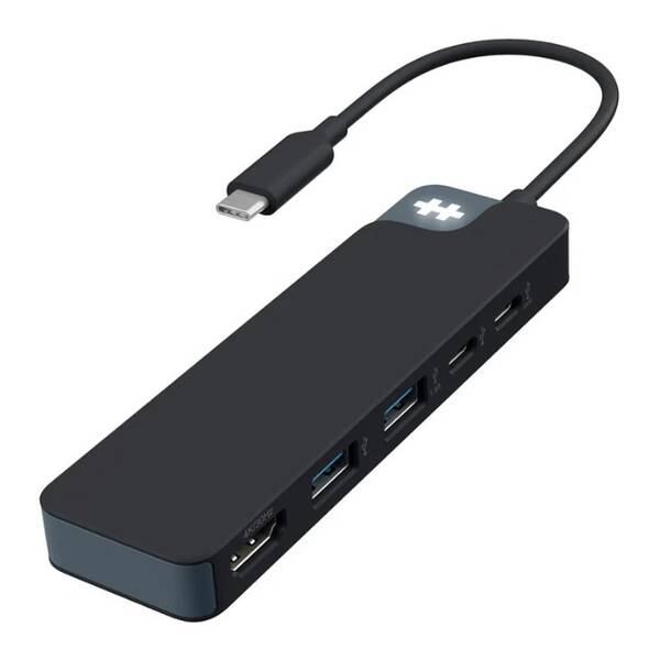 USB Hub HyperDrive Flex 5 Port USB-C čierny

