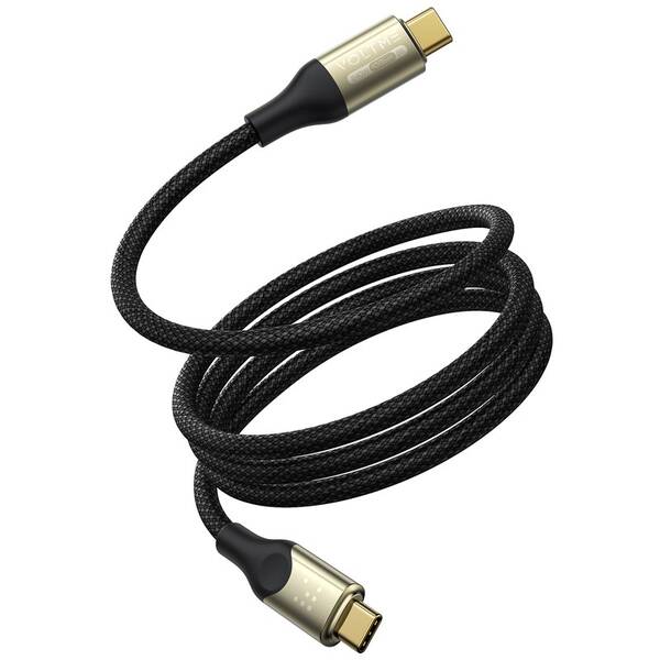 Kábel Voltme Powerlink Utron Series USB-C/USB-C, CTC 5A/240W 2m čierny

