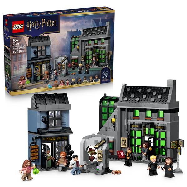 Stavebnica LEGO® Harry Potter™ 76471 Kouzelnické obchody v Obrtlé ulici 

