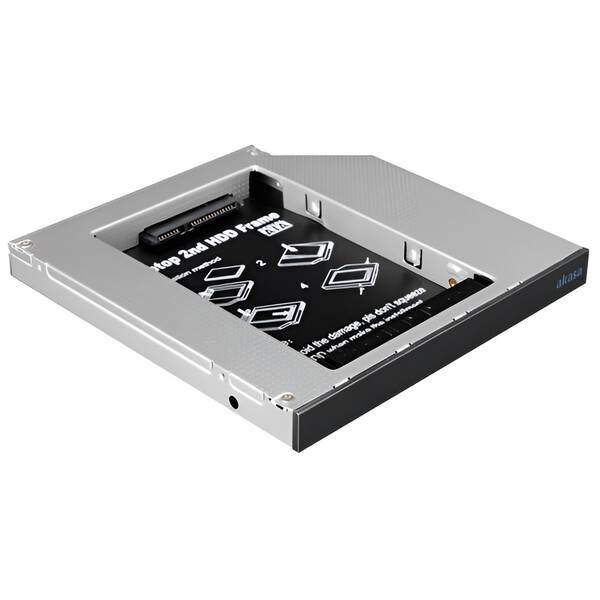 Adaptér AKASA pre 2,5'' HDD namiesto SATA mech. v NTB 

