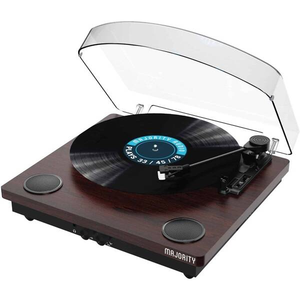 Gramofón Majority Moto Turntable hnedý

