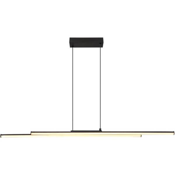 LED stropné svietidlo GLOBO Kirina, 24 W čierne

