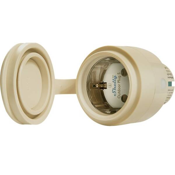 Inteligentná zásuvka Shelly Plug S MTR Gen3 IP44 12A smart outdoor béžová

