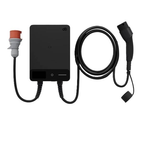 Nabíjacia stanica dé 11kW Wallbox with 7.5m cable čierna

