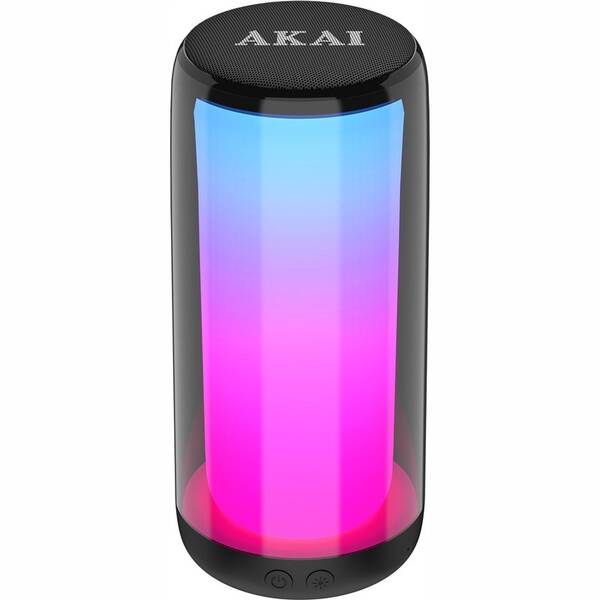 Prenosný reproduktor AKAI CS2 GLOW čierny

