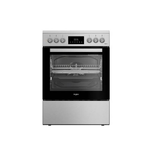 Sklokeramický sporák Whirlpool W6V8LCSATX1 nerez

