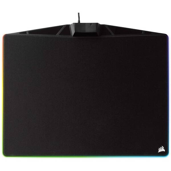 Podložka pod myš Corsair RGB Polaris Cloth 35 x 26 cm čierna

