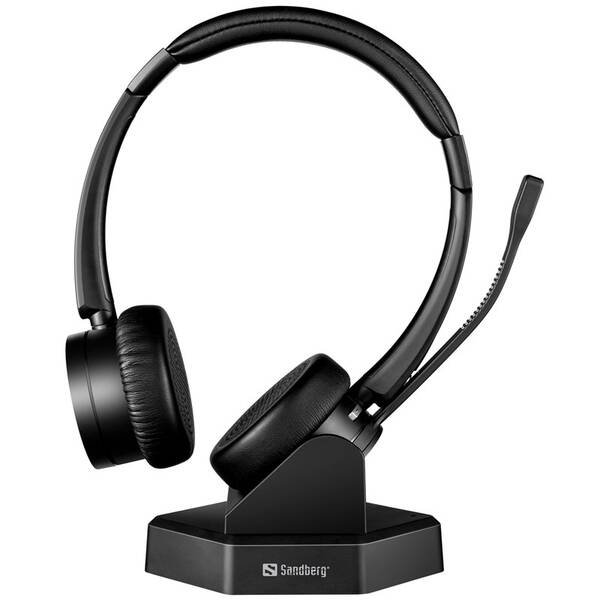 Headset Sandberg Wireless Office Headset Pro+ čierny


