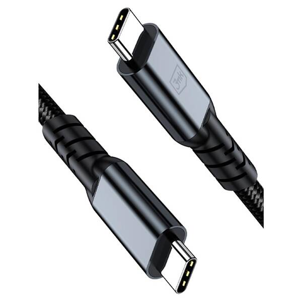 Kábel 3mk rýchlonabíjací Hyper Cable N-SERIES USB-C / USB-C, Power Delivery, QC 3.0, 240W, 2m čierny

