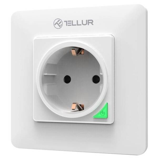 Inteligentná zásuvka Tellur Wi-Fi, 3000W, 16A biela

