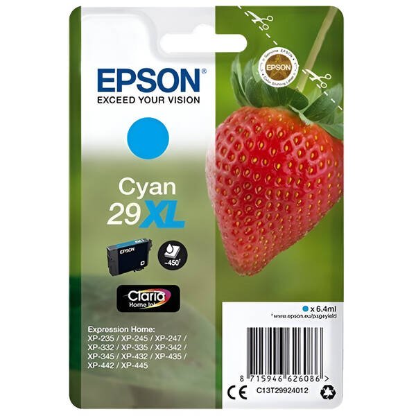 Cartridge Epson 29XL, 450 strán 

