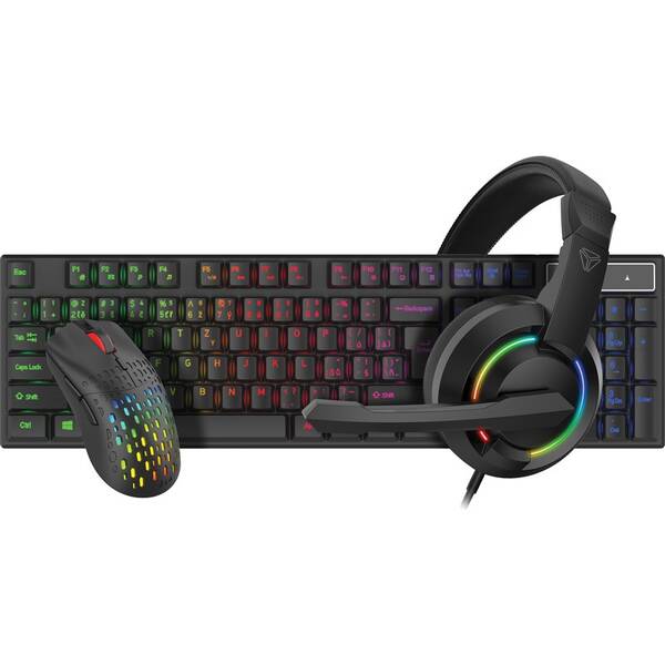 Herný set YENKEE Hellfire 4v1 čierny

