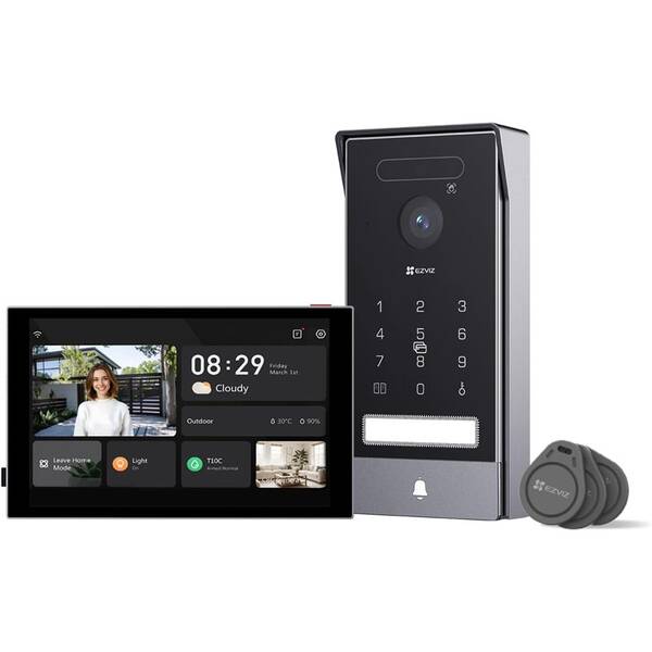 Dverný videotelefón EZVIZ HP7 Pro 4K čierny

